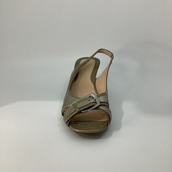 Cole Haan Golden Slingback Heels - Picture 4 of 8